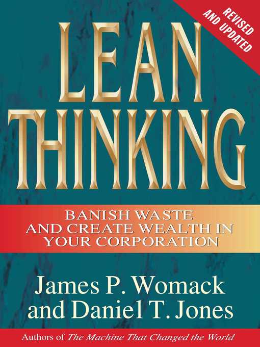 Title details for Lean Thinking by James P. Womack - Wait list